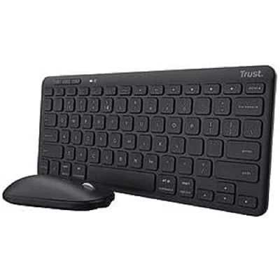 Abbildung von Trust Lyra Pack Clavier et Souris sans Fil Bluetooth, AZERTY Français
