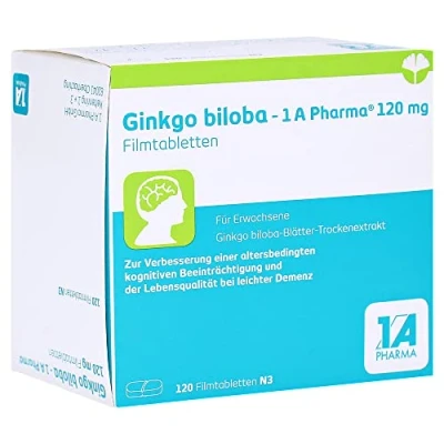 Abbildung von 1 A Pharma Ginkgo biloba 120 mg 120 St