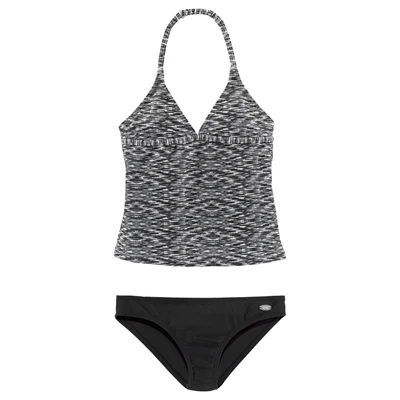 Abbildung von Venice Beach Badeanzug für Kinder, Größe: 122/128, Black/white