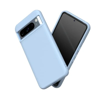 Abbildung von RhinoShield Case kompatibel mit [Pixel 8 Pro] SolidSuit Stoßdämpfende &amp; schlanke Schutzhülle Premium Finish 3.5 Meter Fallschutz Gletscherblau
