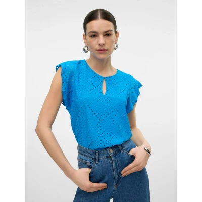 Abbildung von Vero Moda Kurzarmshirt &quot;VMTASSA SS O NECK TOP JRS GA&quot;