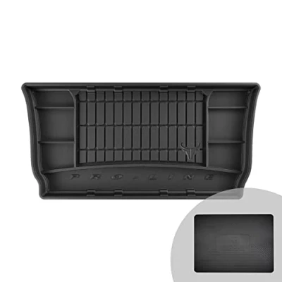 Abbildung von FROGUM ProLine 3D Gummimatte Exklusive Auto Kofferraummatte Kofferraumwanne für Smart Fortwo III 2014 2020 Bequemer Organiser Die höchsten Kanten