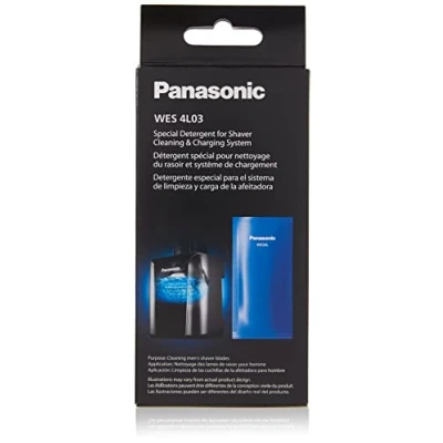 Abbildung von Panasonic Herrenrasierer, Nachfüll Renigungslösung für automatisches Reinigungs und Ladesystem, 3er Pack (WES4L03)