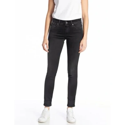 Abbildung von Replay LUZ HIGH Waist Hyperflex Clouds Jeans Skinny Fit, Damen, Größe: 30x28, Black