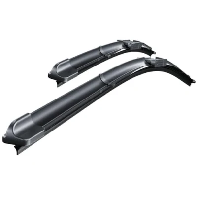 Abbildung von Mossa Vordere Scheibenwischer kompatibel mit Citroen C3 II (09.2009 2016) flache Premium Wischerblätter. Wischerblätter Set für Frontscheibe (Fahrer + Beifahrerseite) (650 mm / 410 mm)