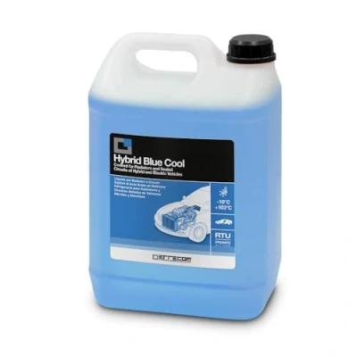 Abbildung von ERRECOM Hybrid Blue Cool, Kühlerflüssigkeit für und Elektrofahrzeuge 10C/+103C, Frostschutzmittel mit Oat Inhibitor Paket Phosphaten, gebrauchsfertig, 5 Liter