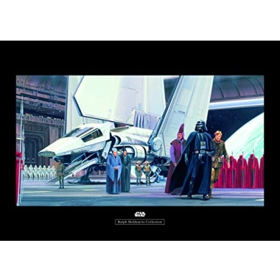 Abbildung von Komar Poster &quot;Star Wars Classic RMQ Death Star Shuttle Dock&quot;, Wars, (1 St.), Kinderzimmer, Schlafzimmer, Wohnzimmer