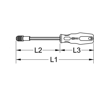 Abbildung von KS TOOLS 911.1145 Bit Schraubendreher