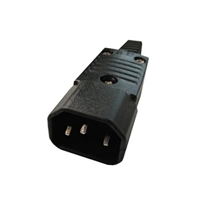 Abbildung von Movilideas Netzstecker AC Stecker schwarz 250V 10A IEC 320 C14