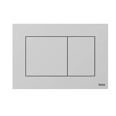 Abbildung von TECE Betätigungsplatten now WC Betätigungsplatte für Zweimengentechnik, Chrom matt, 9240402