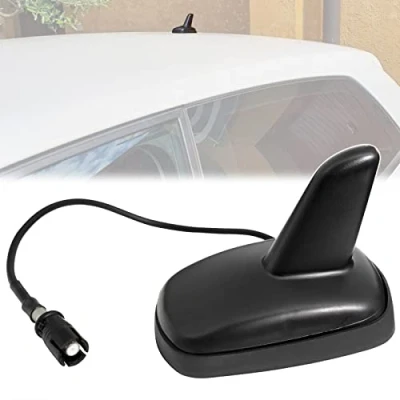 Abbildung von Für VW Auto Autoantenne Haifischflossen AM FM Haifisch Shark Fin Radio Dach Antenne Haiantenne Dachantenne Stecker Fuß