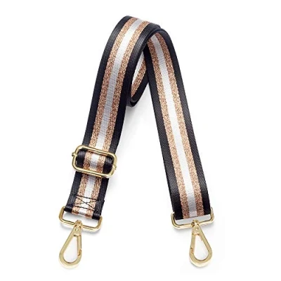 Abbildung von Kolti Geldbörsenriemen Ersatz Crossbody Handtasche Streifen breit verstellbar, Goldfarbene Schnalle 30
