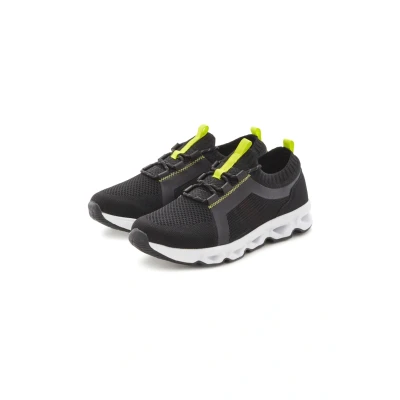 Abbildung von john devin Sneaker low, Größe: 39, Schwarz neon Lederimitat/textil