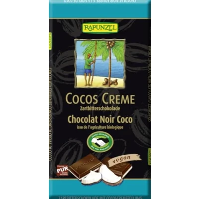 Abbildung von Rapunzel Bio Zartbitter Schokolade Cocos Creme gefüllt HIH (6 x 100 gr)