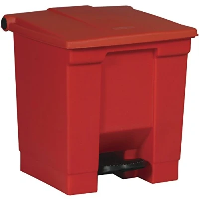 Abbildung von Rubbermaid Commercial Products 16 1/4x15 3/4x17 1/8 inch 8gal Step On Container Red