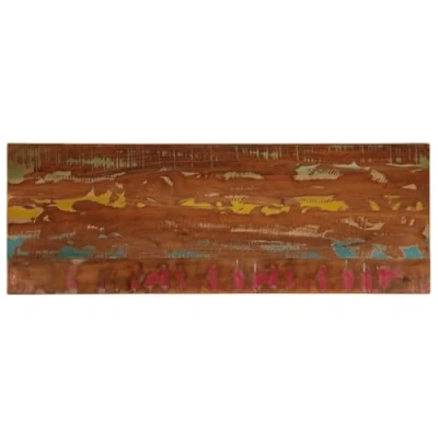 Abbildung von vidaXL Tischplatte, Holzplatte Rechteckig, Massivholzplatte für Tisch Esstisch Couchtisch, Ersatztischplatte, 140x60x2,5cm Altholz Massiv