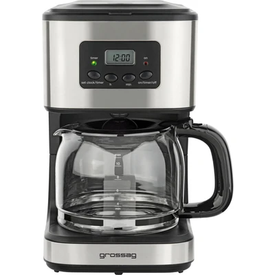 Abbildung von grossag Filterkaffeemaschine KA 46 mit Timer, 1,5l Kaffeekanne, Papierfilter 1x4
