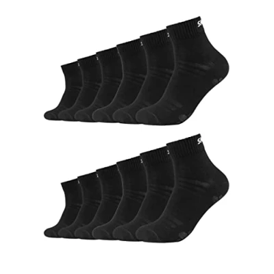 Abbildung von Skechers 15 Paar Unisex Quarter Socken SK42017, Farbe:Black, &amp; Strümpfe:47 49