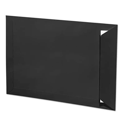 Abbildung von ARTOZ 10x DIN C4 Umschläge mit Haftklebung ungefüttert 324 x 229 mm Schwarz (Schwarz) Briefumschläge ohne Fenster Serie 1001