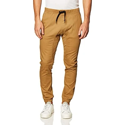 Abbildung von Southpole Herren Basic Stretch Twill Jogger Pants Reg and Big &amp; Tall Sizes Lässige Hose, Tabak, X Groß