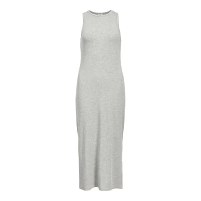 Abbildung von Object Jamie S/L LONG NOOS Maxikleid, Damen, Größe: 36, Light grey melange