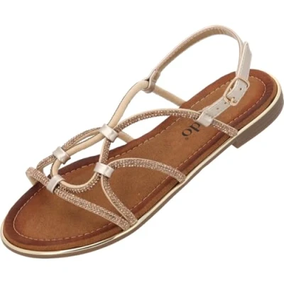 Abbildung von Palado Arcanil Riemensandalette, Damen, Größe: 37, Gold glitzer Schuhe