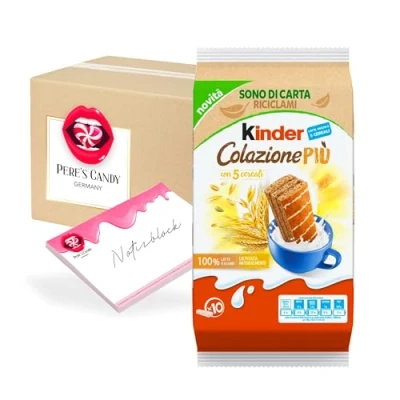 Abbildung von Ferrero Kinder Colazione Più Kuchen 3x290g von Pere&#039;s Candy® Box mit Geschenk