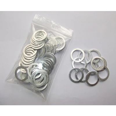 Abbildung von 100 Stück Aluminiumringe/Dichtringe/Aluring 20x26x1,5 mm DIN 7603