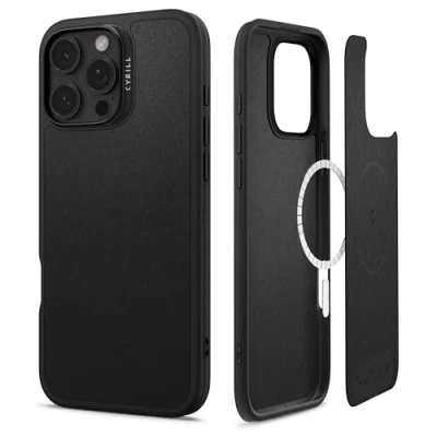 Abbildung von CYRILL von Spigen Kajuk Mag Hülle Kompatibel mit iPhone 16 Pro (2024) Black