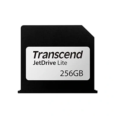 Abbildung von Transcend 256 GB JetDrive Lite extra Speicher Erweiterungskarte für MacBook Air 13&#039;&#039;; angepasst und abschließend mit dem Karten Slot (Generation Ende 2010 2017), TS256GJDL132