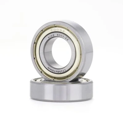 Abbildung von XiKe 2 Stück 6003 ZZ Kugellager 17x35x10mm Chromstahl und Doppelte Metalldichtung 6003Z Rillenkugellager mit Dichtungen