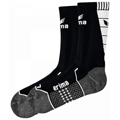 Abbildung von Erima Teamsport Textil Short Trainings Sportsocken, Herren, Größe: 40 42, Schwarzweiss