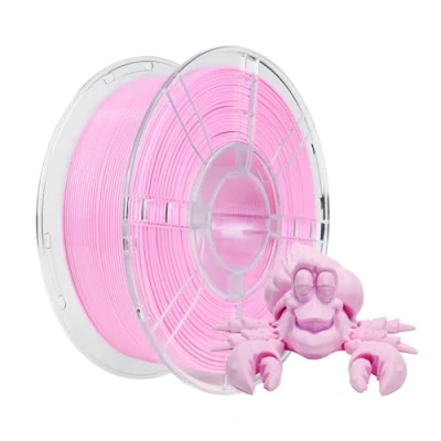 Abbildung von iBOSS PETG Filament 1,75 mm, hohe Festigkeit und Zähigkeit 3D Drucker Filament, 1 kg Spule, Maßhaltigkeit +/ 0,02 Drucker(PETG Kirschblüte Rosa)