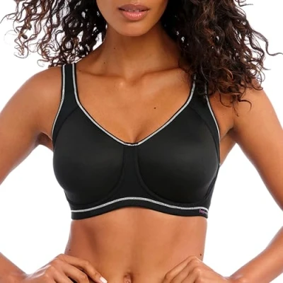 Abbildung von Freya Damen Sonic Underwire Molded Spacer Bra Sport BH, Storm, 85E
