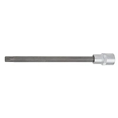 Abbildung von KS TOOLS 911.1594 Steckschlüsseleinsatz M10 Chrom Vanadium Stahl Innenvielzahn, Außenvielzahn gerändelt
