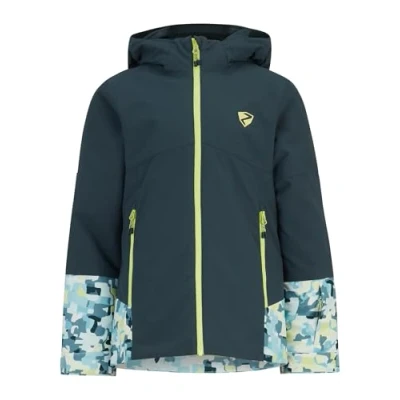 Abbildung von Ziener Kinder AMAJA Ski Jacke/Winterjacke warm, atmungsaktiv, wasserdicht, dark jungle, 128