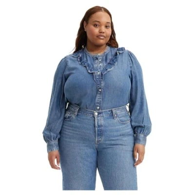 Abbildung von Levi&#039;s PL Carinna In patches Hemdbluse, Damen, Größe: 46/48,