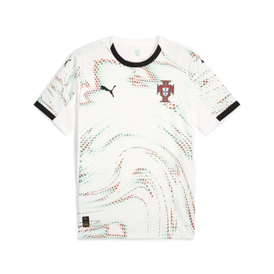 Abbildung von Puma Portugal 2025 Auswärtstrikot Herren Mit Print White/Black Größe: L