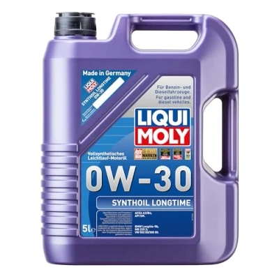 Abbildung von Liqui Moly Synthoil Longtime 0W 30 5l Motoröl 1172 VOLKSWAGEN: Tiguan II, Golf 7 Schrägheck, Touran AUDI: A3 A2, A4 B7 Limousine