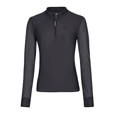 Abbildung von Eskadron Shirt Reflexx Half Zip Lange Ärmel Deepgrey L