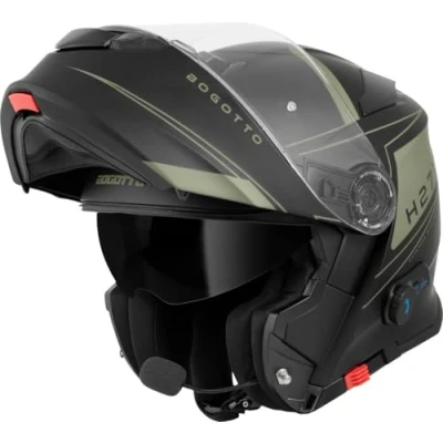 Abbildung von Bogotto Motorradhelm H271 Taog Bluetooth Klapphelm