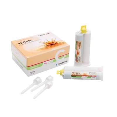 Abbildung von AFFINIS System 50 fast light body Refill 2 x 50ml Kartuschen à 50ml, 12 Universal Mixing Tips