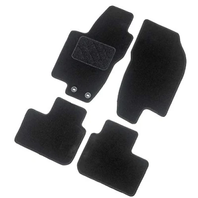 Abbildung von AutoStyle TM FO569 Fußmattensatz Textil vorne und hinten 4 schwarz