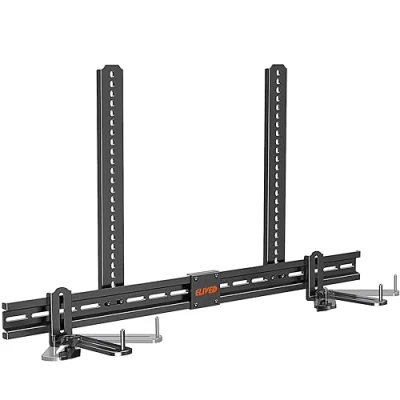 Abbildung von ELIVED Soundbar Halterung Universal für mit oder ohne Montagelöcher unter 6.8kg, am TV Wand, die Montage über/unter TV, Anti Rutsch Sockelhalter, EV5011