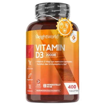 Abbildung von WeightWorld Vitamin D3 2000 I.E.