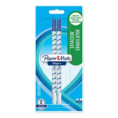 Abbildung von Paper Mate Mini+ Tintenkiller, feine Schreibspitze, Blau, 5er Packung