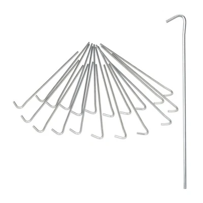 Abbildung von relaxdays Zelthering Zeltnagel Stahl 20er Set