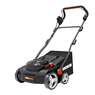 Abbildung von Worx Akku Vertikutierer / Lüfter Nitro WG855E.9, 36 cm Arbeitsbreite, bis zu 400 m², 4 Stufen Höhenverstellung, ohne und Ladegerät