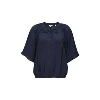 Abbildung von s.Oliver Kurzarmbluse Strukturierte Bluse im O Shape mit Raffdetails Raffung
