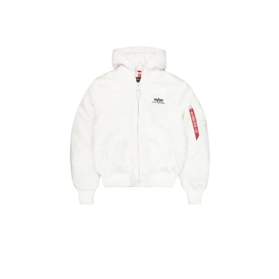 Abbildung von Alpha Industries MA1 ZH BACK Print Bomberjacke, Herren, Größe: XXL, White/black